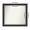 Corvino Black Non-Beveled Custom Framed Bathroom Vanity Wall Mirror